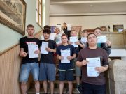 A mai napon kőműves tanulóink sikeresen teljesítették az építőipari ágazati alap…