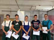 A mai napon központifűtés- és gázhálózatrendszer-szerelő tanulóink sikeresen tel…