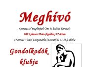 Ma gondolkodjunk együtt….