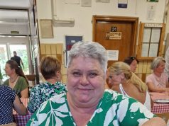 Szolgálati emlékérem Erdeiné Papp Évának…