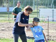 Atlétikai bemutató és érzékenyítő program az angol táborozóknak…