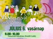 Vasárnapi programok a VANfesztiválon….