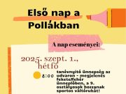 Információk az első napról!…