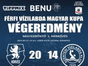 A Honvéd került előnybe a Magyar Kupa negyeddöntőjének első mérkőzésén a főváro…