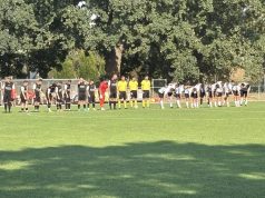 A játékvezető kezdő sípszavára elkezdődött a Megye 1-es labdarúgó mérkőzés Szent…