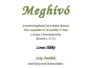 A könyvbemutató betegség miatt elmarad….