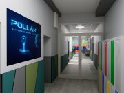 Amiért megéri várni a Pollákban: a felújítás alatt lévő földszinti folyosó és a …