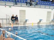 Délelőtt sportpszichológiai előadás, délután stadion látogatás és vízilabdamecc…