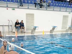 Délelőtt sportpszichológiai előadás, délután stadion látogatás és vízilabdamecc…