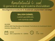 Folytatódik a népszerű beszélgetéssorozat a Barthában….