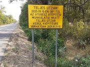 Nem lesz átjárás Szentes és Szarvas között a 4401-es úton…