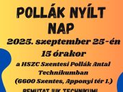 Pollák Nyílt Nap Szentesen…
