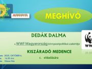 Az ÖKOSzentes hétfői előadásán Dedák Dalma természevédelmi szakembert hallgathat…