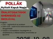 Egy hét múlva ismét kinyitjuk a Pollák kapuit: október 8-án, szerdán délelőtt vá…