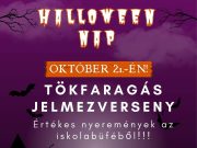 Még az őszi szünet előtt újabb rendezvény várja iskolánk diákjait!…