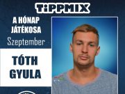 TIPPMIX – A HÓNAP JÁTÉKOSA…