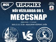 15:30-tól Győrben mérkőzik meg a VALDOR SZENTES…