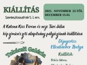 Mindenkit szeretettel várunk a Katona Kiss Ferenc és neje Túri Júlia képzőművész…