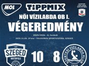 A Szeged győzött hazai környezetben. Végeredmény a Mol Női OB I. alapszakasz 6. …