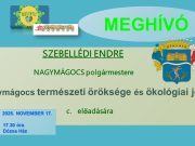 Az ÖKOSzentes előadássorozata ezúttal Nagymágocs környezeti értékeivel foglalkoz…