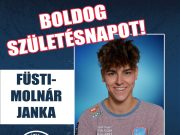 Boldog Születésnapot kívánunk női csapatunk játékosának, Füsti-Molnár Jankának !…