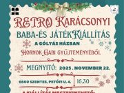 Mindenkit szeretettel várunk retro karácsonyi baba- és játékkiállításra!…