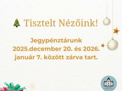 A Tóth József Színház és Vigadó az alábbi ünnepi nyitvatartásról tájékoztatja a …