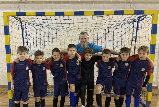 A mai napon futsal fordulón szerepeltünk a srácokkal Székkutason……