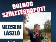 Boldog Születésnapot kívánunk gyermek csapatunk vezetőedzőjének, Vecseri Lászlón…