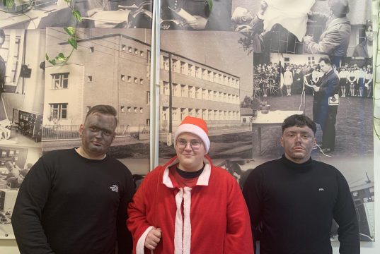 Mikulás a Pollákban! Éppen úton……