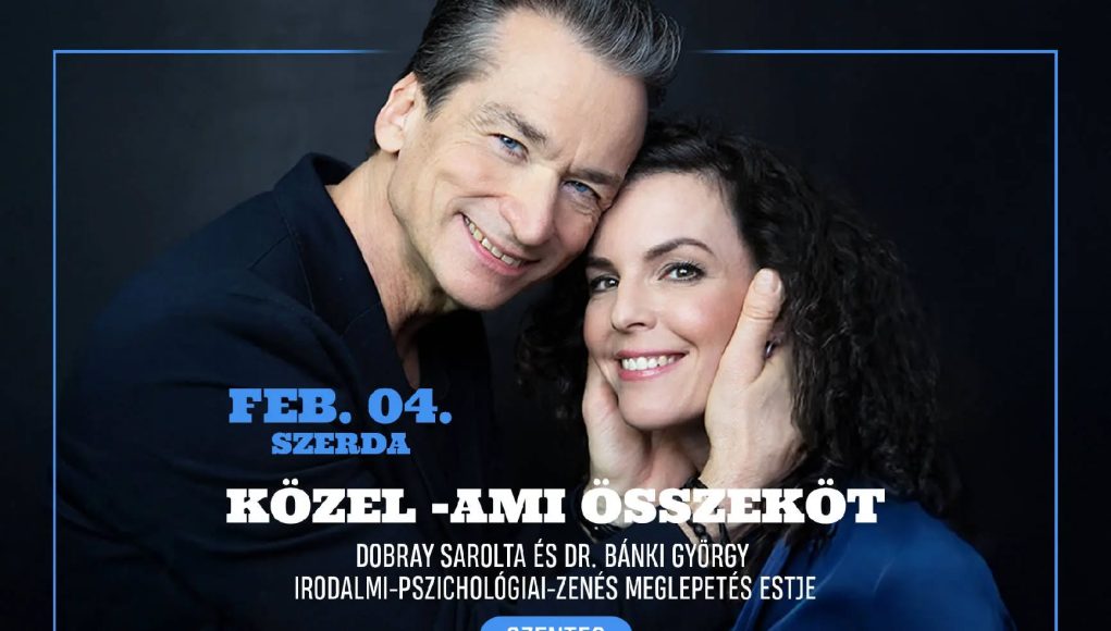 Mindenkit szeretettel várunk Dobray Sarolta és Dr. Bánki György irodalmi-pszicho…