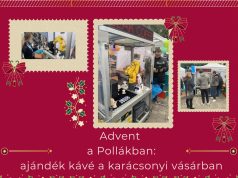 Pollákos robotkar főz kávét a karácsonyi vásárban! December 12-én, pénteken dél…