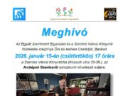 01.15-én, csütörtökön 17 órakor kerül sor egy igen izgalmasnak ígérkező beszélge…