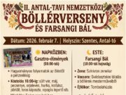 A disznótoros rendezvény folytatódik! Február 7-én az Antal-tónál gasztro élmény…