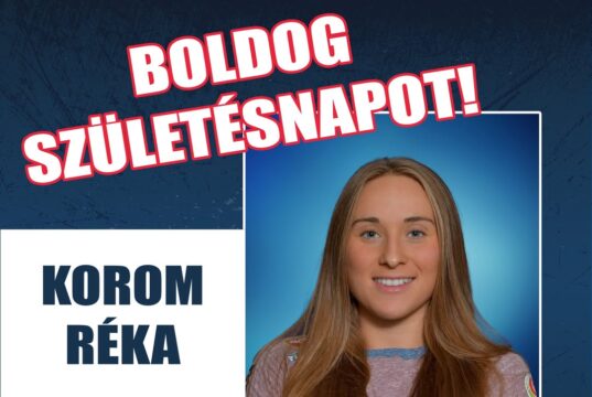 Boldog Születésnapot kívánunk női csapatunk játékosának, Korom Rékának!…