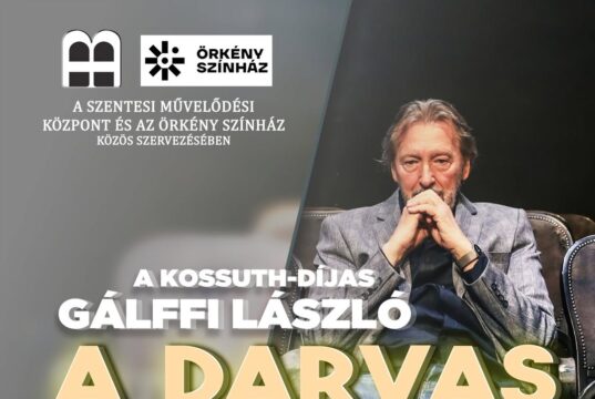Mindenkit szeretettel várunk a Kossuth-díjas Gálffi László-A Darvas című előadás…