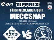 18 órától Egerben folytatja az alapszakasz küzdelmeit a Metalcom Szentes…