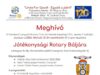 A Szentes-Csongrád Rotary Club tisztelettel meghívja Önt, kedves Családját, Bará…