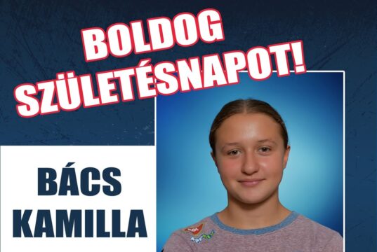 Boldog Születésnapot kívánunk női szakosztályunk játékosának, Bács Kamillának!…