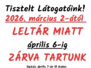 Március 2-ától leltározás a könyvtárban….