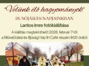 Mindenkit szeretettel várunk Lantos Imre „Velünk élő hagyományok”-busójárás napj…
