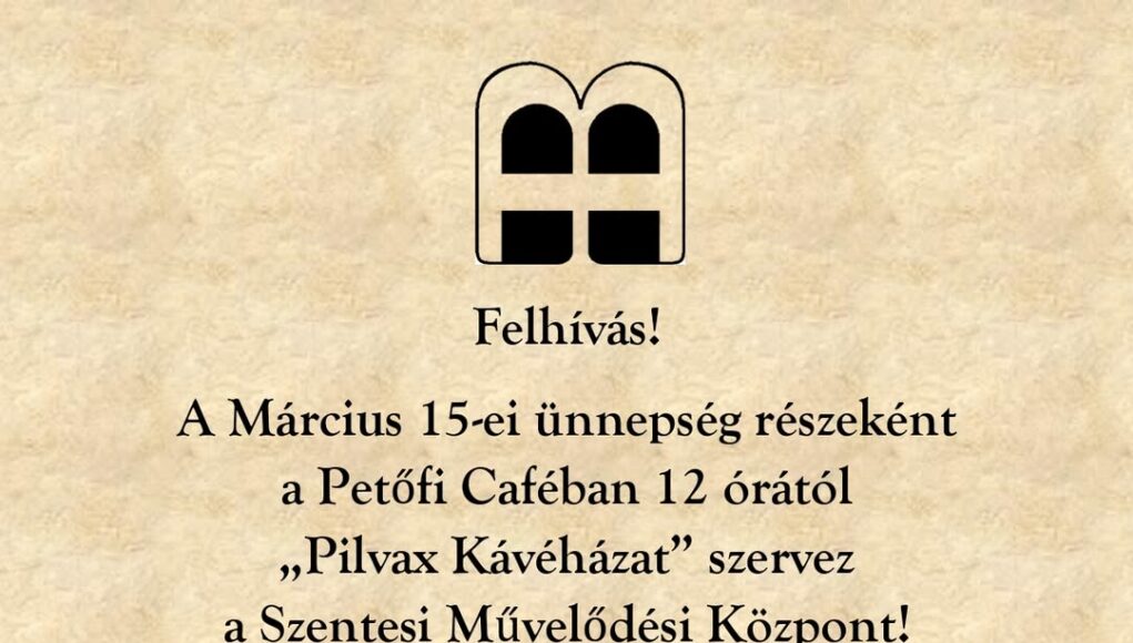 Örömmel értesítünk mindenkit, hogy a Március 15-ei ünnepség részeként a Petőfi …