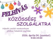 Felhívás közösségi szolgálatra…