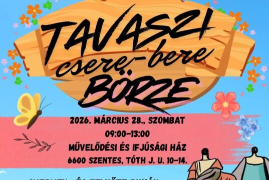 Tavaszi Csere-Bere Börze a Művelődési és Ifjúsági Házban…