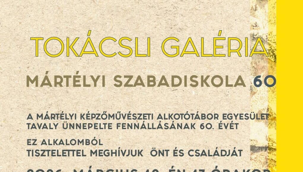 A Mártélyi Képzőművészeti Alkotótábor Egyesület tavaly ünnepelte fennállásának 6…