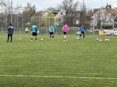 A Pusztai László Sporttelep Center pályáján elkezdődött a Megye I-es mérkőzés……