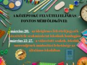 Az iskolánkba felvételizők figyelmébe ajánljuk az alábbi információkat! A felvét…