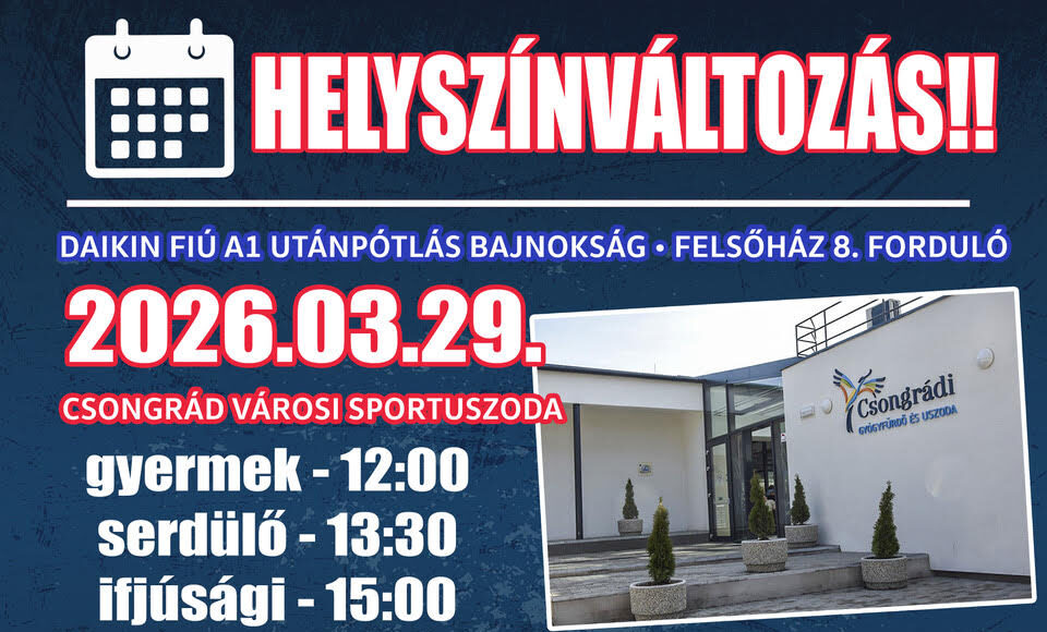 HELYSZÍNVÁLTOZÁS…