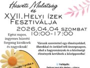Mindenkit szeretettel várunk Húsvéti Mulatságra és a XVII.Helyi Ízek Fesztiváljá…
