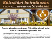 Felvételt hirdet az önkormányzati bölcsőde….